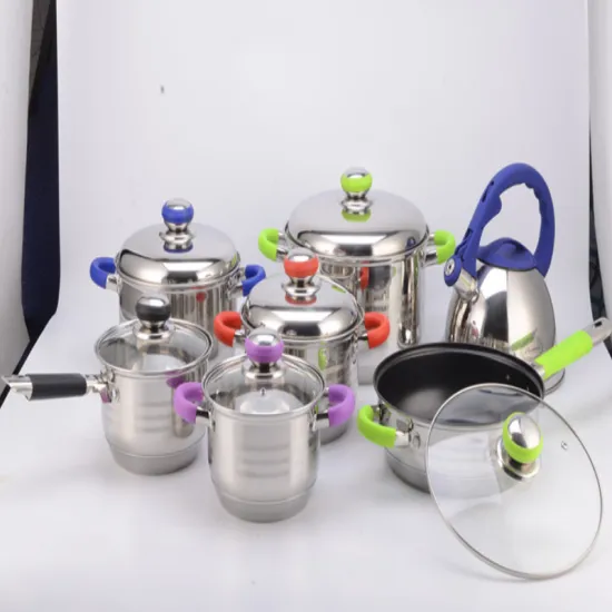 14 pcs Stainless Steel Cookware Set