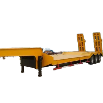 60 Tonnen 3-Achsen niedrig Schwanenhals-Halbscheizer mit 12R22.5 Reifen