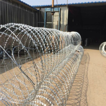 sıcak daldırma galvanizli akordeon jiletli tel