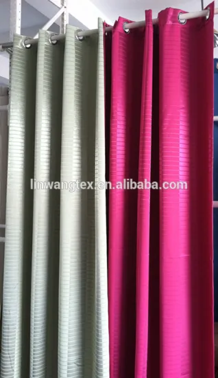 satin shiny blackout fabric for Home/Office/Hotel