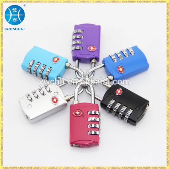 High quality TSA approved lock 4 digital combination lock