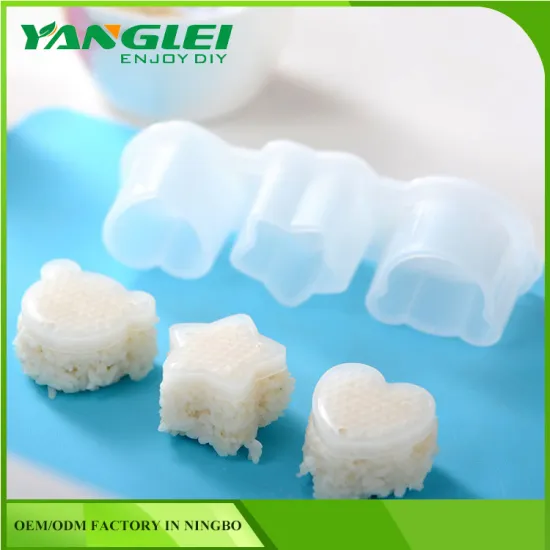 Sushi Mold Rice Maker Cutter Bear Star Heart Mould Tool Kitchen Made in China