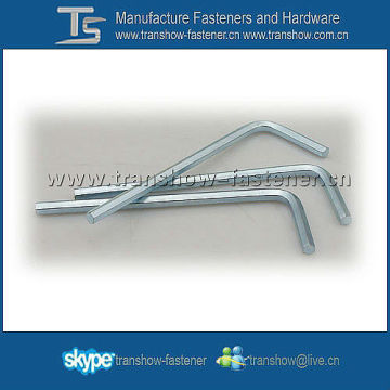 galvanized high carbon steel Allen wrench