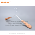 EISHO Creative White Wood Metal Coat Hanger