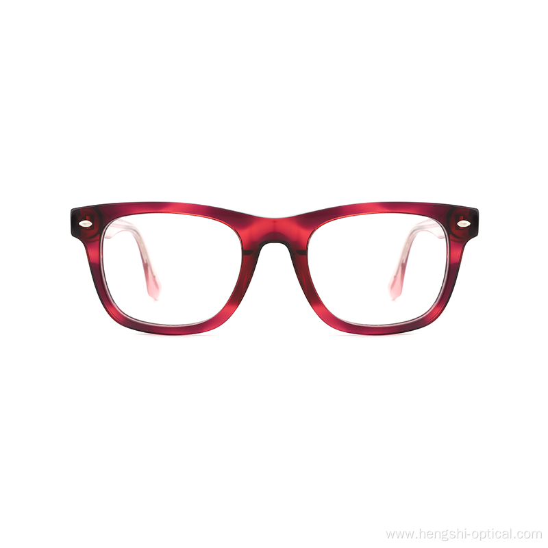 Vintage Unisex Full Rim Optical Frames Acetate Glasses Eyeglasses