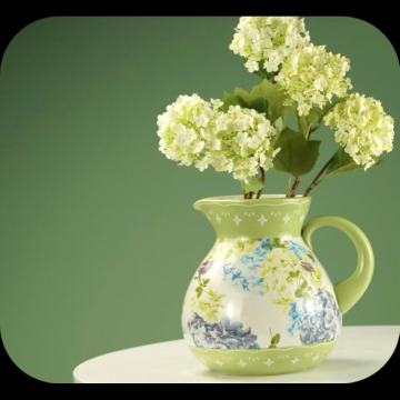 Elegant Art Theme Tableware with Purple Wisteria Design