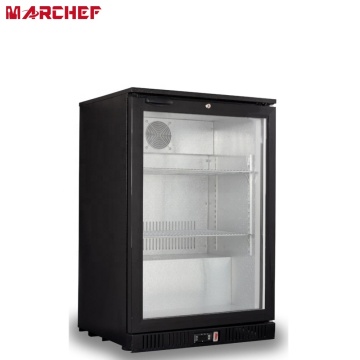 Frigo per porte in vetro commerciale a porta singola per ristoranti e hotel
