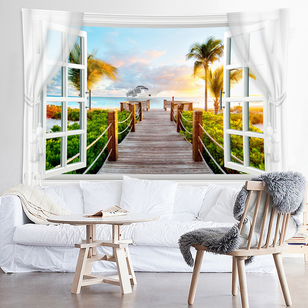 3D dust proof partition tapestry28