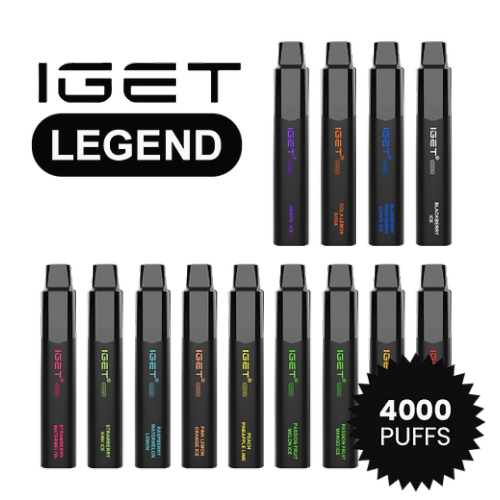 IGET Legend Vape Disposable Cherry Pomecranate Flavor