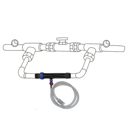 Farm Irrigation System with Fertilizer Venturi Injector