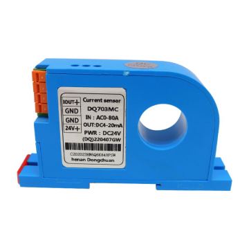 DQ703MC Hall Current Sensor - AC/DC 0-30A/40A/60A DC Current Sensor with 4-20mA/0-10V Output