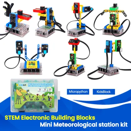 Kidsbits STEM Electronic Building Blocks Mini Meteorological Station for Lego and Arduino