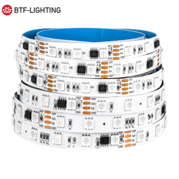 12V/24V UCS512B3 DMX512 Programmable RGB LED Strip