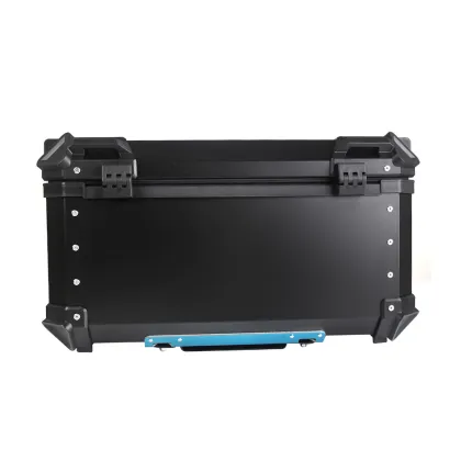 TERFU 65L Universal Motorcycle Aluminum Alloy Rear Trunk Luggage Case - Waterproof Tail Box