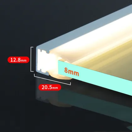 LED Glass Laminate Light Cabinet Partition