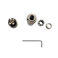 M8 Abgeschirmtes weiblicher Stecker 4 Pin