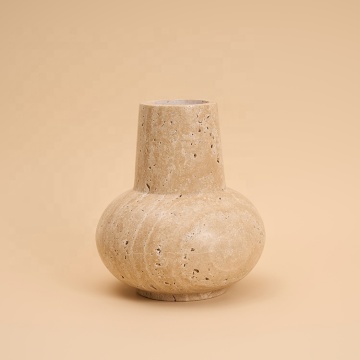 Stylish Nordic Marble & Travertine Vases: Enhancing Your Home Décor with Classic Flower Pots