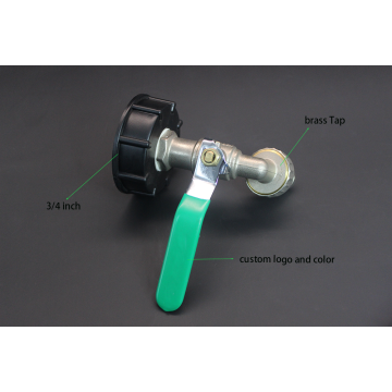 Plastic IBC Tap With 3/4 Inch Adapter