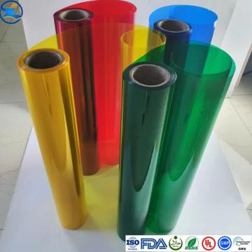 Glossy Clear Colored PVC Pharmaceutical Blistering Package