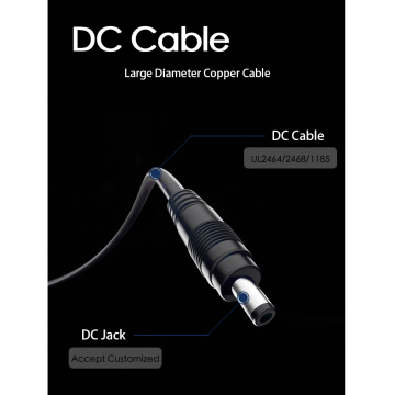 12V 2A -Stecker im AC/DC -Adapter