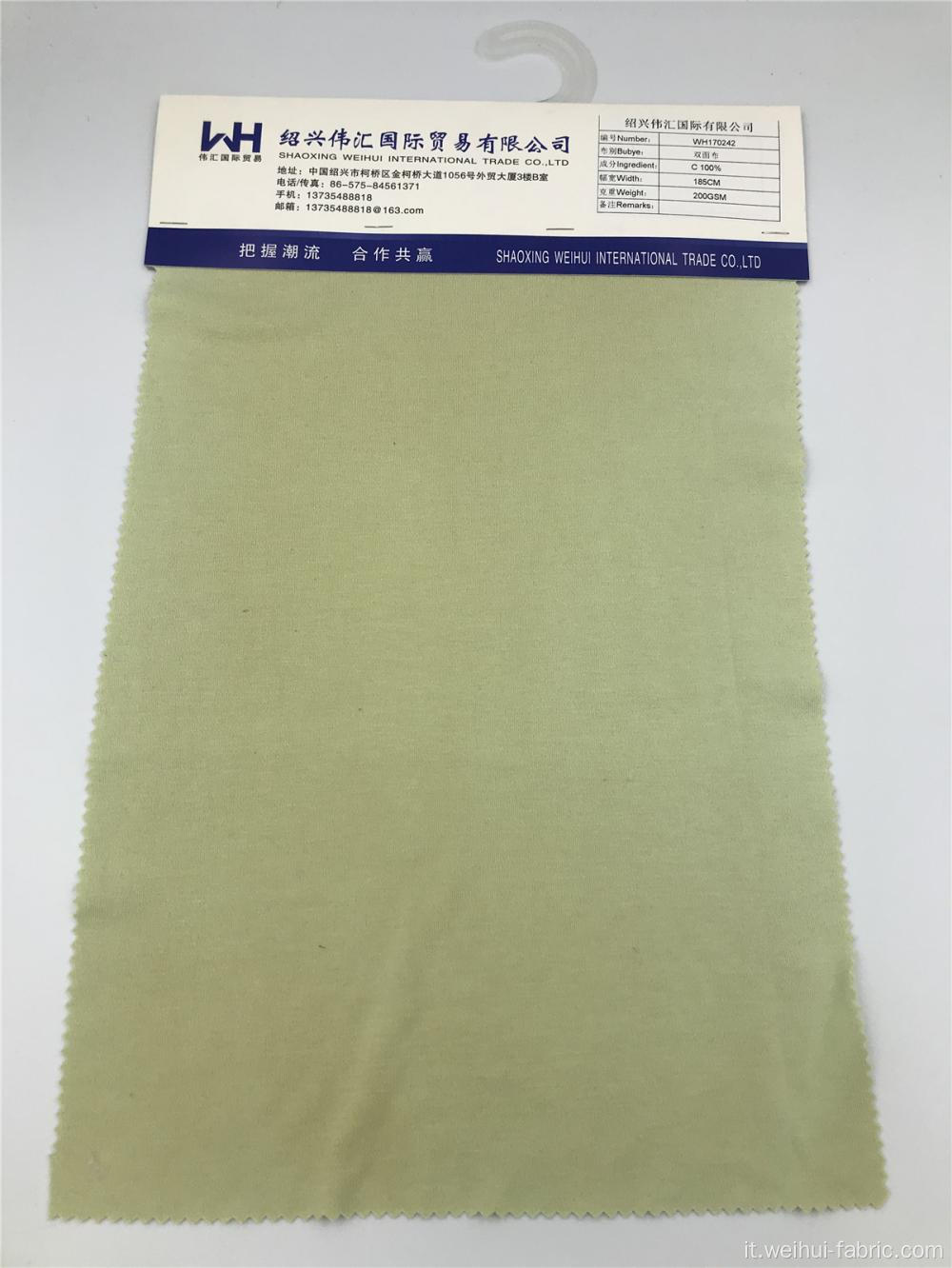 Larghezza tessuto a maglia 185 cm Tessuti verde chiaro 100C