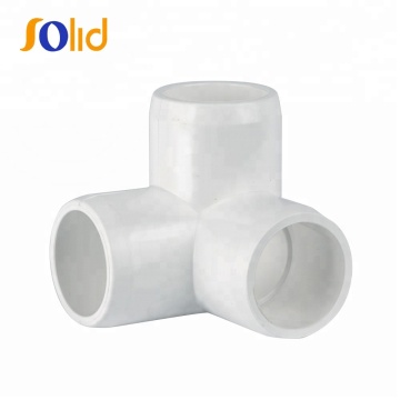 Plastic UPVC PVC 3 Way Elbow Pipe Connector For Water System