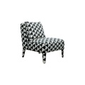 Nordic Living Room Elegant Slipper Chair Upholstered Accent Chair