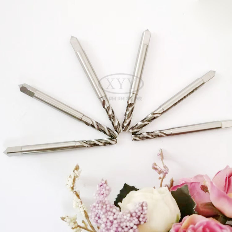 Customizable HSS Steel Hand Tap Set - Titanium-Coated Spiral Taps for Metric Thread Tapping