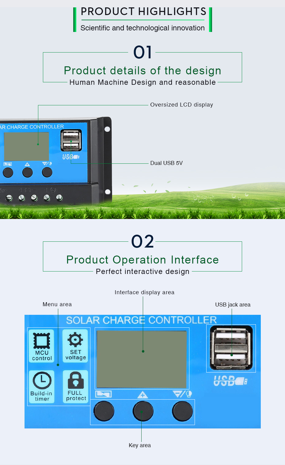 PWM Solar Charge Controller