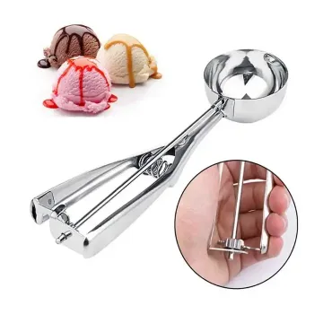 Stainless Steel Heated Metal Ice Cream Scoop