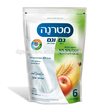 gravure printing stand up pouch with zipper