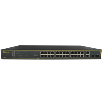 28-port unmanaged fast Ethernet PoE Switch