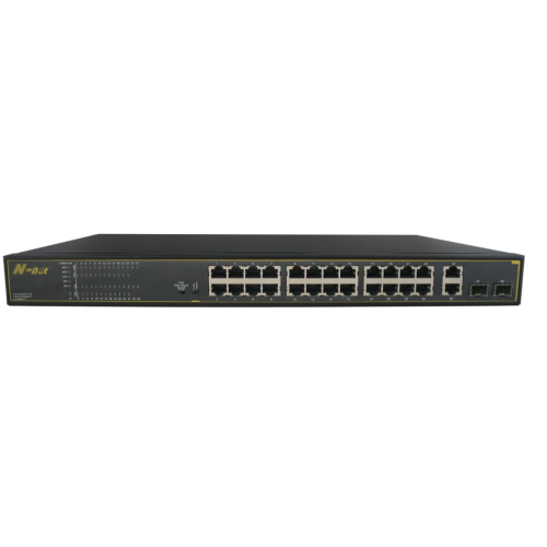 28-port unmanaged fast Ethernet PoE Switch
