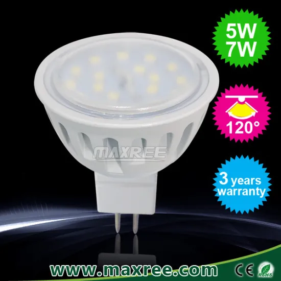 7w led spotlight mr16 bulb, ultra bright Aluminium housing 2835 smd 7w led spotlight mr16, led spotlight bulb