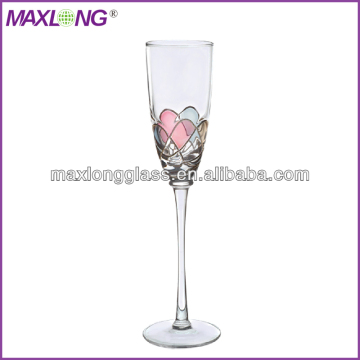 Handmade fancy champagne flutes