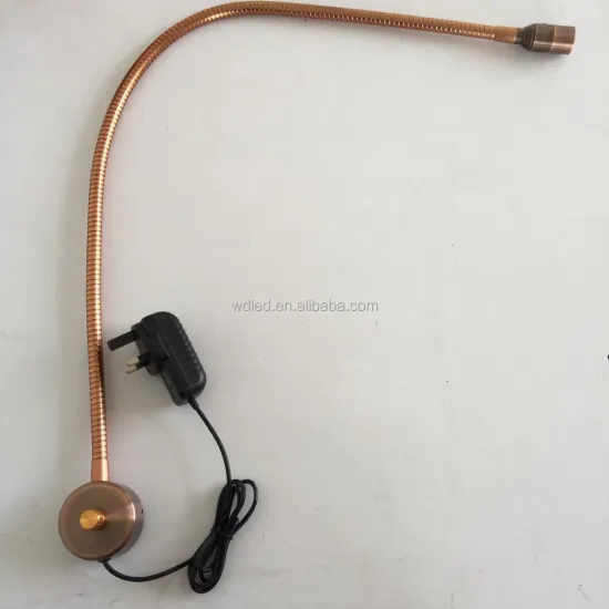 ANTIQUE BRASS/ANTIQUE COPPER Flexible Arm Metal LED Gooseneck Lamp 1W