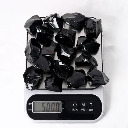 Unpolished Black Obsidian Healing Crystals