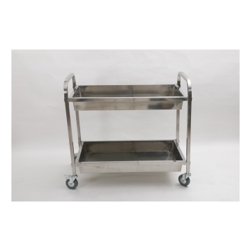 Utilien -Trolley aus Edelstahl Standard