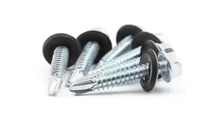 Metric Slotted Hex Head Screws