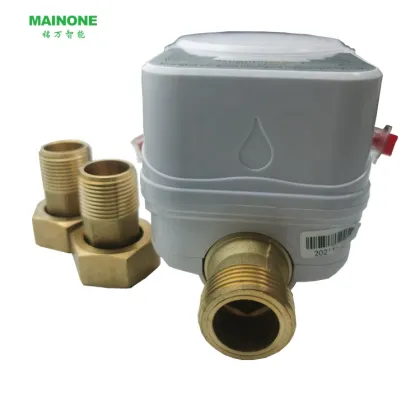 Internet of Things (IoT) Brass Remote Reading Control Water Meter with LORA-WAN Technology, DN15