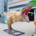 Hoạt hình khủng long tyrannosaurus với lông