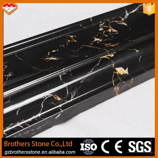 China marble importers marble door frame design black marble door frame