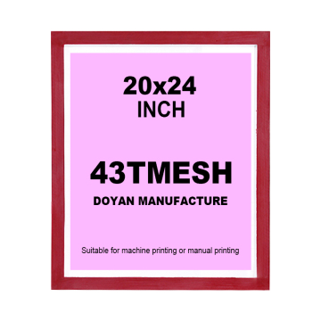 Custom 20x24 Inch Aluminum Wood Silk Screen Printing Frame