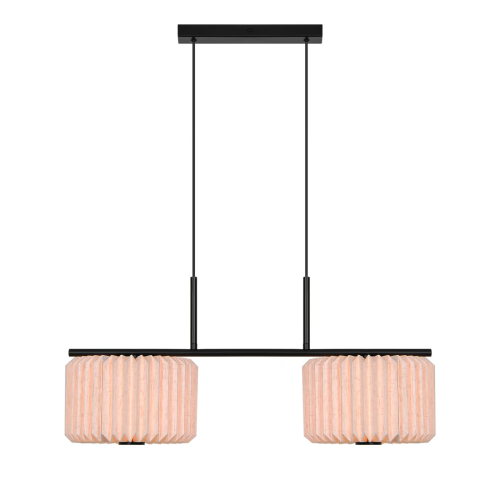 Elegant Pleated Fabric Pendant Light