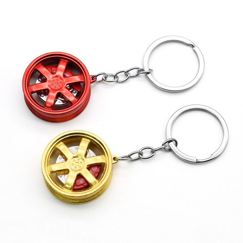 3D Zinc Alloy Keychain with Custom Shape