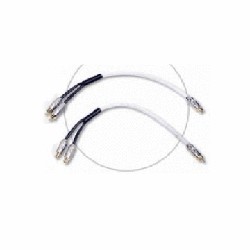 Pearl White wire Rca Cable 