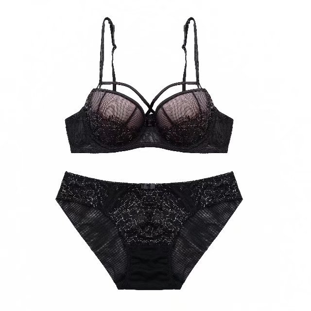 Black Lace Push Up Bra