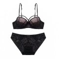 Op voorraad dames push-up cup bh panty sets