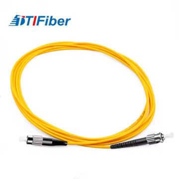 OEM FC/UPC-ST/UPC Singlemode Simplex 2.0mm 3m PVC Fiber Optic Cable Patch Cord for FTTH