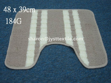 3 Pieces Loop Pile Printed Decorative Toilet Seats